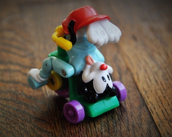 Animaniacs Wakko on Bike Toy - Collectible Mc Donalds Happy Meal Figure - 1993 Warner Bros.