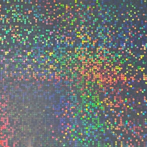 10 Blätter A4 druckbare selbstklebende Mosaik Disco transparent holographische Vinyl Overlay Blätter Laminat Aufkleber