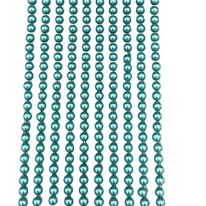 500 Mini selbstklebende Perlen 3mm Schöne Kleine Runde Teal Grüne Perle Stick On Klebestreifen Verschönerung
