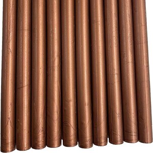 10 pezzi marrone bordeaux Shimmer pistola per colla ceralacca bastoncini per timbro sigillo di cera