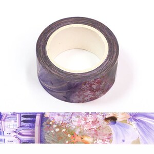 Traumschloss Hochzeit Washi Tape 20mm breit x 10 Meter Umweltfreundliches Basteln, Journals Bullet Journal