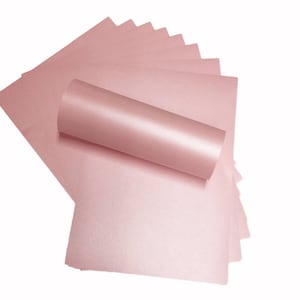 10 x A4 Blütenblätter Pink Majestic Pearlescent Shimmer doppelseitig 120gsm / 81lb Text Geeignet für Inkjet- und Laserdrucker (PIA4-11)