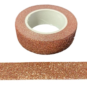 Donker roségoud glitter schittering washitape kwaliteit afplaktape ambachten milieuvriendelijk Bullet Journal