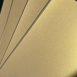 Gold Pearlescent Scrapbook Paper 12x12 10 Sheets | Double Sided Shimmer Cardstock for Scrapbooking, Card Making & Crafts image 2