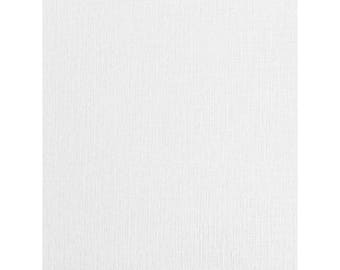 A4 Card White Linen Silkweave Embossed 250gsm / 170lb Cover Card Making