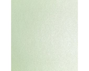 Cartulina nacarada verde menta: Papel brillante tamaño A4, 290 g/m² (Paquete de 10)