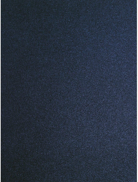 Navy Blue Pearlescent A4 Cardstock: Shimmer Paper, 290gsm (10 Sheets)