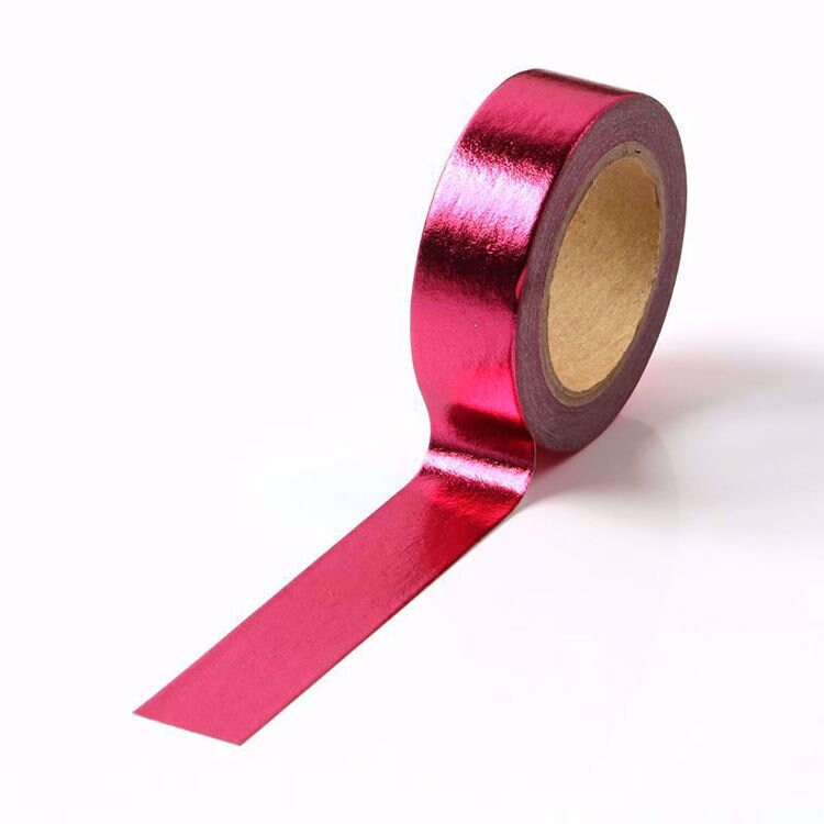 Gold Solid Foil Washi Tape Dekoratives Masking Tape 15mm x 10 Meter Bullet  Journal