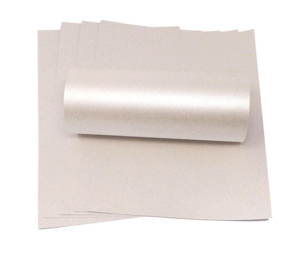 10 X A4 Real Silver Colour Pearlescent Double Sided Shimmer Paper 120gsm /  81lb Text Suitable for Inkjet and Laser Printers -  Canada