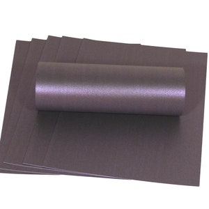 10 feuilles de papier cartonné A4 violet éblouissant avec des reflets nacrés décoratifs recto, couverture 300 gsm/110 lb