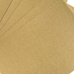 10 Sheets A4 Card Harvest Gold Iridescent Sparkle Card Quality 300gsm / 110lb Cover Crafts image 3