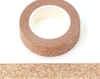 Rose Gold Glitter Sparkle Washi Tape  Quality Masking Tape  Crafts Eco Friendly Bullet Journal