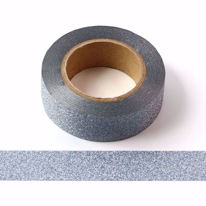 Hellblaues Glitzer Washi Tape Dekoratives Masking Tape 15mm x 10 Meter Bullet Journal