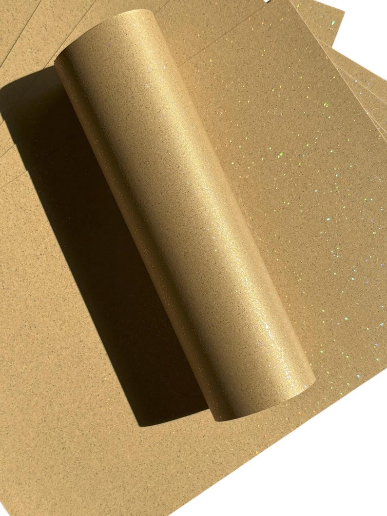 10 Sheets A4 Card Harvest Gold Iridescent Sparkle Card Quality 300gsm / 110lb Cover Crafts image 2