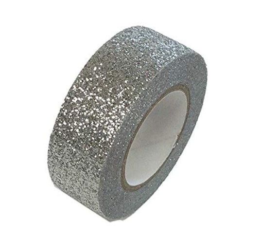 Adhesive Tape 1 Roll Glitter Washi Tape Diy Decorative Colored Tape Sticky  Craft Tape Self Adhesive Glitter Tape For Scrapbooking And Paper Crafts 