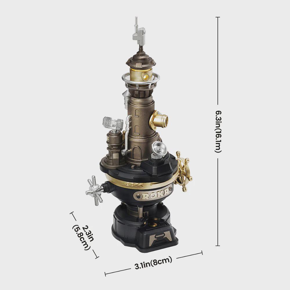 ROKR Navi Lighthouse Mechanical 3D Puzzle – Industrial City Series
