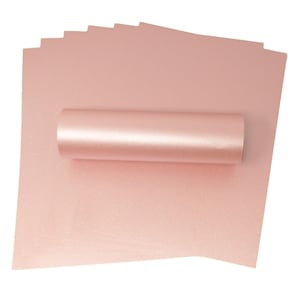 10 Sheets A4 Rosa Pink Iridescent Sparkle Paper 120gsm / 81lb Text Paper For Crafts Card Making