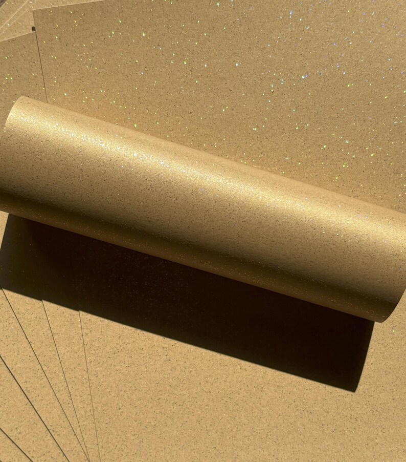 10 Sheets A4 Card Harvest Gold Iridescent Sparkle Card Quality 300gsm / 110lb Cover Crafts image 6