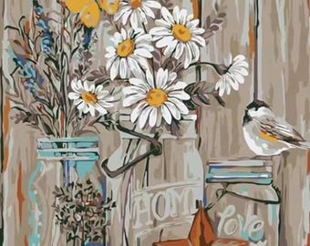 Syntego Dipingi Con I Numeri Fai-da-te Per Adulti, Kit Di Pittura