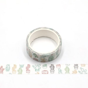 Met washitape decoratieve zelfklevende afplaktape 15 mm x 5 meter