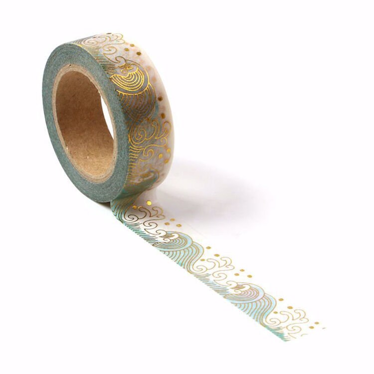 Gold Solid Foil Washi Tape Decorative Masking Tape 15mm x 10 Meters Bullet  Journal