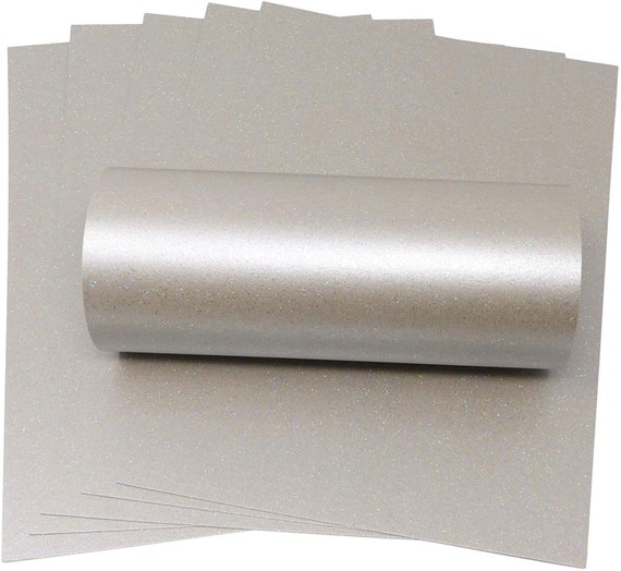 10 X A4 Real Silver Colour Pearlescent Double Sided Shimmer Paper 120gsm /  81lb Text Suitable for Inkjet and Laser Printers -  Norway