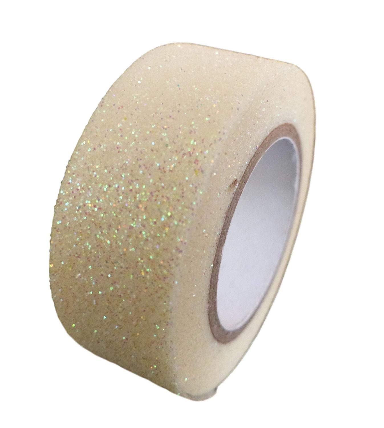 Syntego Glitter Washi Tape Decorative Craft Self Adhesive Stick On Sticky  Glitter Trim (Dark Rose Gold)