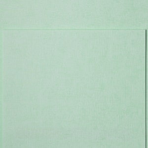 Tant Select Premium Double Sided Mint Green Linen Goffrato Carta Riciclata 116gsm 10 Fogli