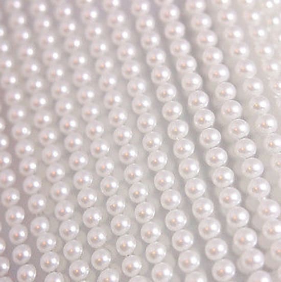 THATRAD 1650 Pezzi Perline Adesive Mezze Decorative Autoadesive 3/4/5/6mm Perle Adesive Bianche Perle Piatto Indietro Cabochon Perl E Semicircolari Perline Per DIY Artigianato Abbellimenti Decorazione - Foto 7