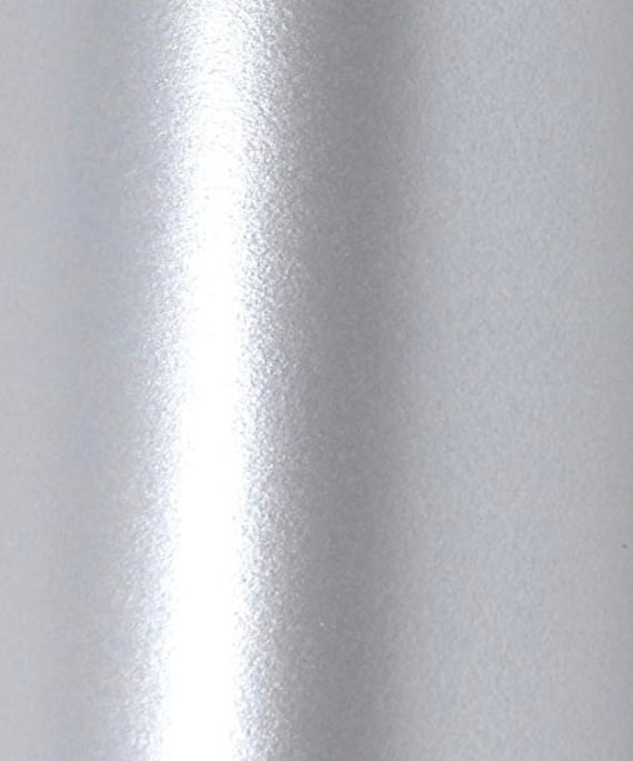 10 X A4 Real Silver Colour Pearlescent Double Sided Shimmer Paper 120gsm /  81lb Text Suitable for Inkjet and Laser Printers -  Norway