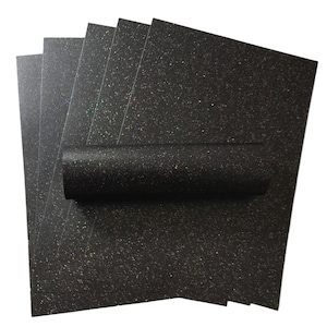 10 hojas de cartulina A4 de color negro carbón con brillo iridiscente, calidad de cartulina de 300 g/m² (110 lb) para manualidades y fabricación de tarjetas