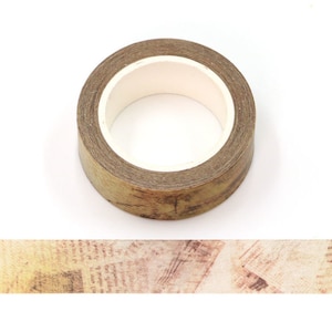 Vintage Background Washi Tape Decorative Self Adhesive Masking Tape 15mm x 10 Meters