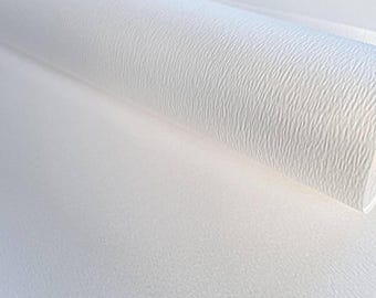 White Hammered Paper A4 150gsm | Textured Craft Paper for Inkjet Printers | Wedding Invitation & Certificate Paper | 50 Sheets