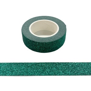 Groene glitter schittering washitape kwaliteit afplakband Ambachten Eco-vriendelijk Bullet Journal