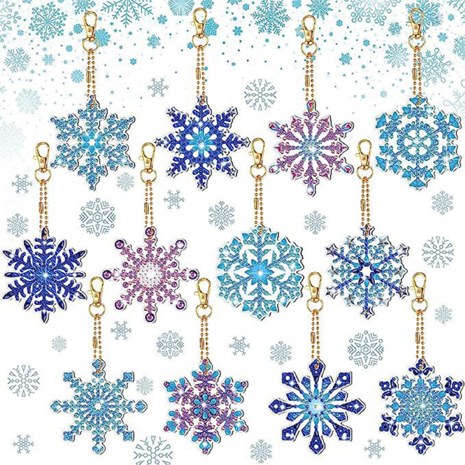 Kit DIY Diamond Painting Pendentif Sapin De Noël - Acrylique Double Face 8x8 Inch - Loisir Créatif Adulte