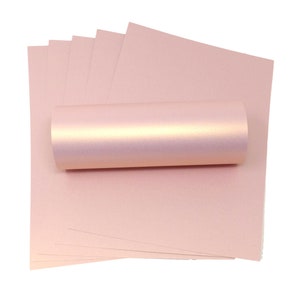 A4 Paper Rose Gold Pearlescent Shimmer Decorative 120gsm / 81lb Text Double Sided Paper Inkjet/Laser Printer