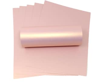 Rose Gold Pearlescent Shimmer Paper A4 120gsm | Printable Inkjet & Laser Paper | Wedding Invitation Paper | 10 Sheets