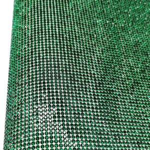 Grüne selbstklebende Strassfolie groß 40cm x 24cm (17 "x 10" ) Super glitzernde Kristall Strasssteine