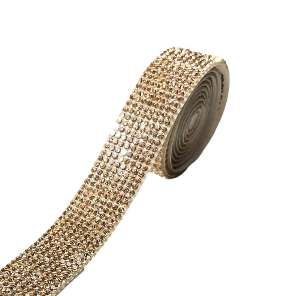 5 Mm CLEAR Self Adhesive Rhinestone Strips Circle Bling Stickers