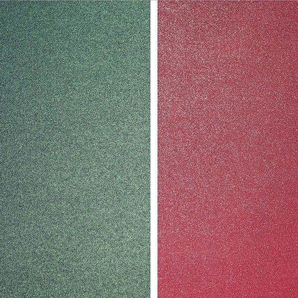 20 x A4 Christmas Paper Double Sided Pearlescent Shimmer Majestic Red and Green 10 Sheets of Each 120gsm / 81lb Text