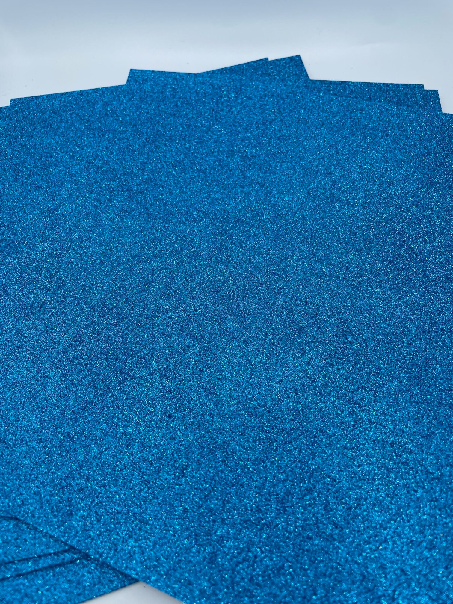 Springboard Cartoncini Glitterati A4 – 10 Fogli Color Blu Chiaro, 230 G/m², Lucidi E Senza Caduta Di Glitter - 5