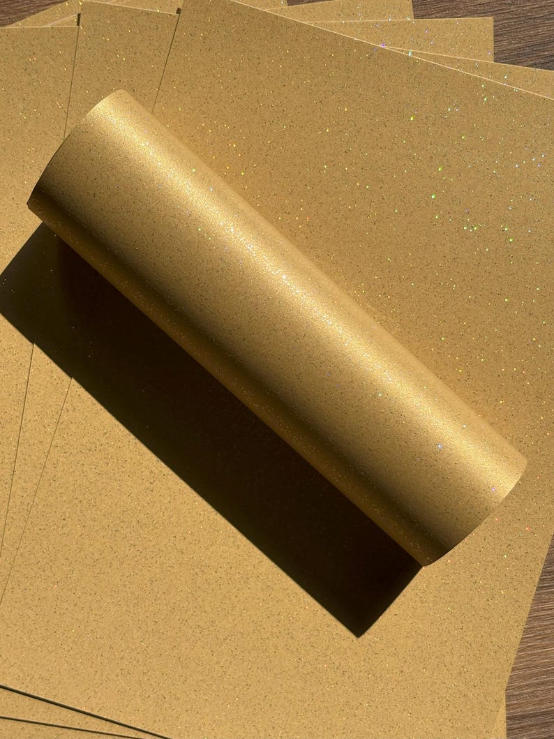 10 Sheets A4 Card Harvest Gold Iridescent Sparkle Card Quality 300gsm / 110lb Cover Crafts image 4