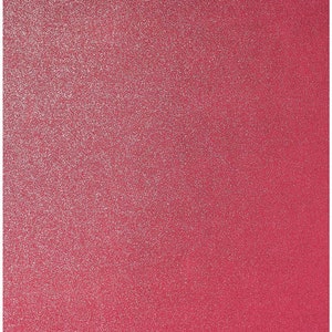 10 Sheets 12" x 12" Christmas Red Pearlescent Scrapbook Paper Decorative 120gsm Double Sided