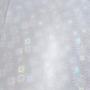 10 vellen A4 zelfklevend vuurwerk transparant holografisch vinyl overlays laminaat stickers