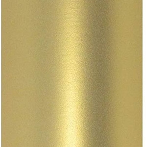 10 Blätter 12 "x 12" Echt Gold Farbe Perlmutt Scrapbook Papier Dekorativ 120gsm doppelseitig