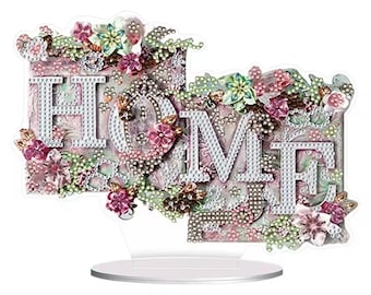 Diamond Art Painting Kit Floral | 5D DIY Diamond Art Round Drill Craft Kit for Adults