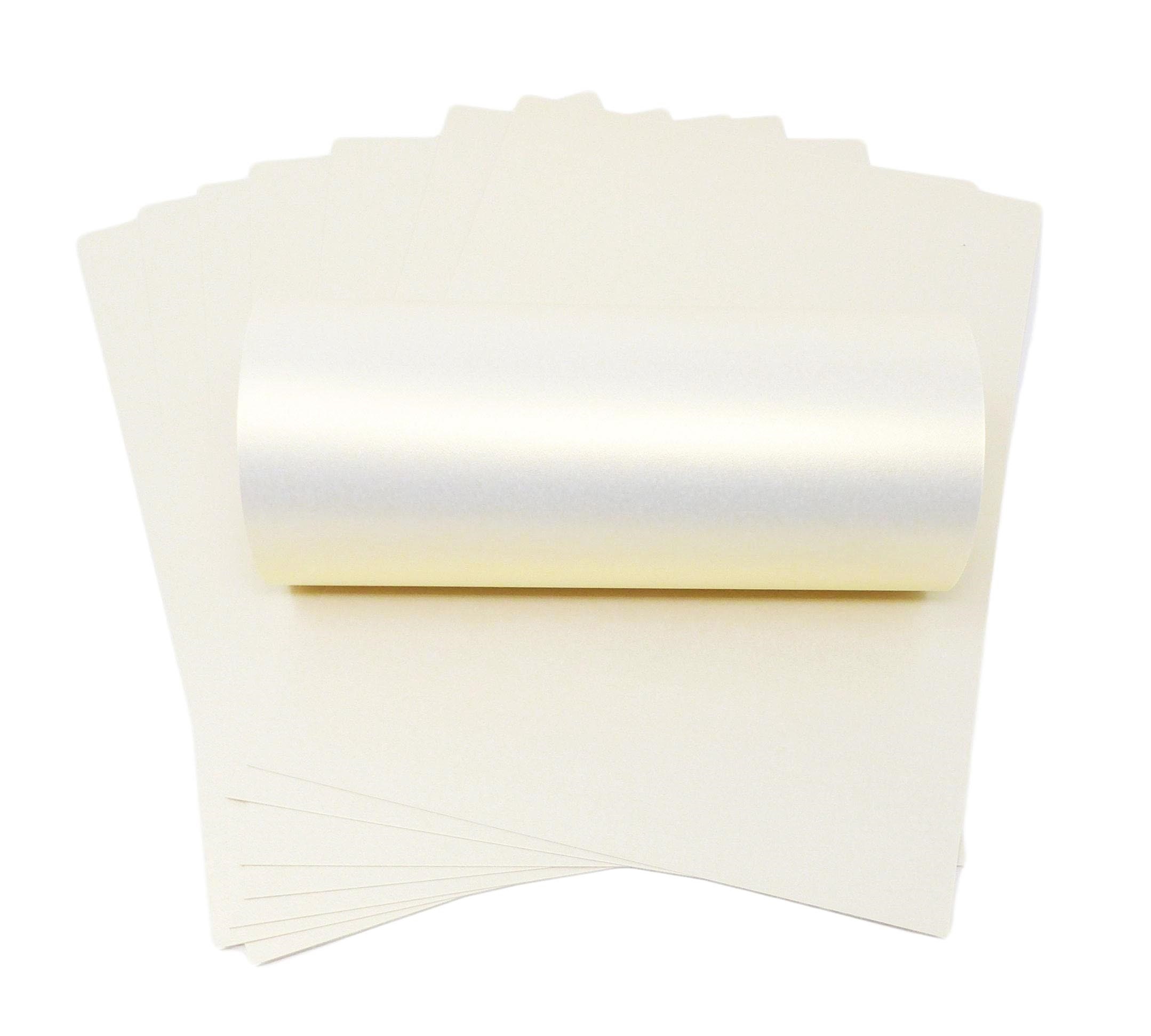 COUGAR Opaque WHITE Heavy 160 Lb. Cardstock 8.5 X 11 25 Sheets 
