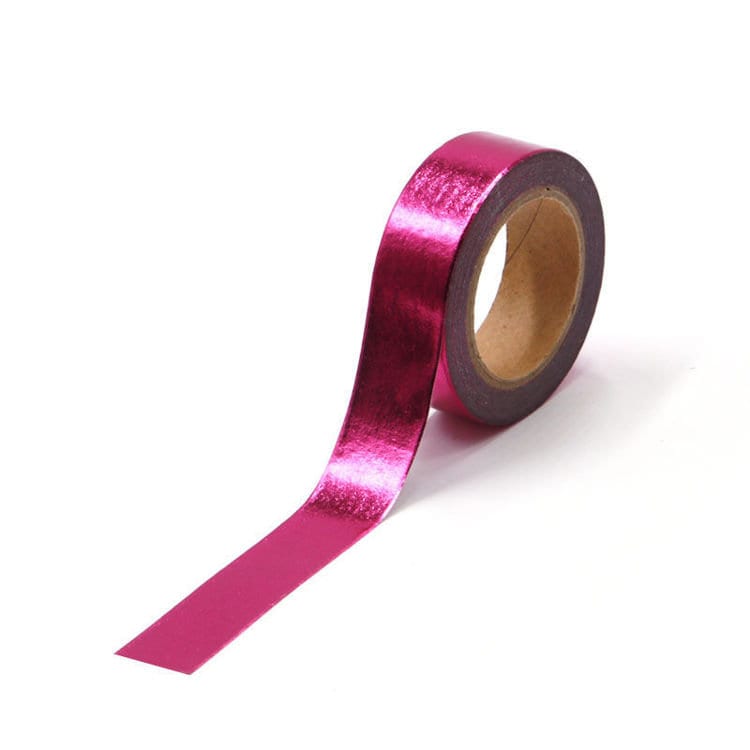 Shiny Purple Washi Tape, Plain Purple Foil Washi Tape, Purple Foil 15mm  Washi, Bullet Journal Accessories, Diary Tape, Planner Supplies 