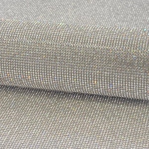 Silber selbstklebende Strassplatte groß 40cm x 24cm (17 "x 10" ) Super Sparkly Crystal Strasssteine