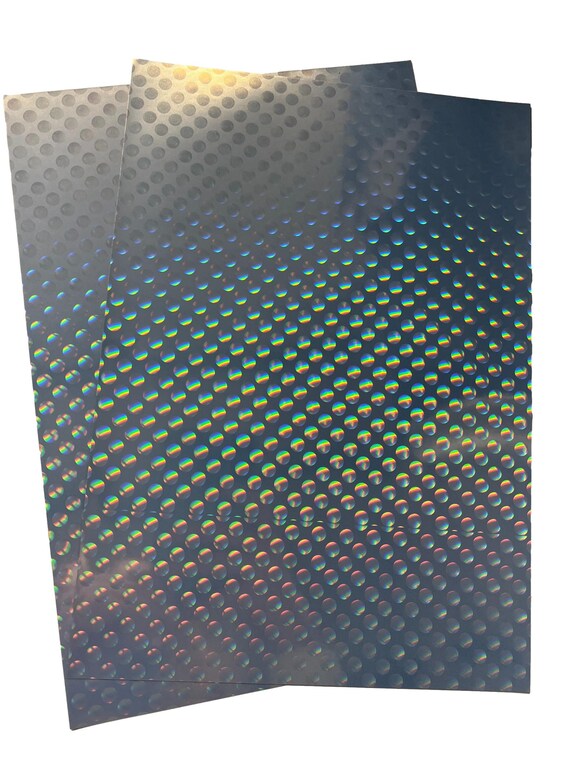 10 Blatt A4 Wasserblasen-Vinylfolie Selbstklebend – Holografische Laminierfolie Zum Bedrucken
